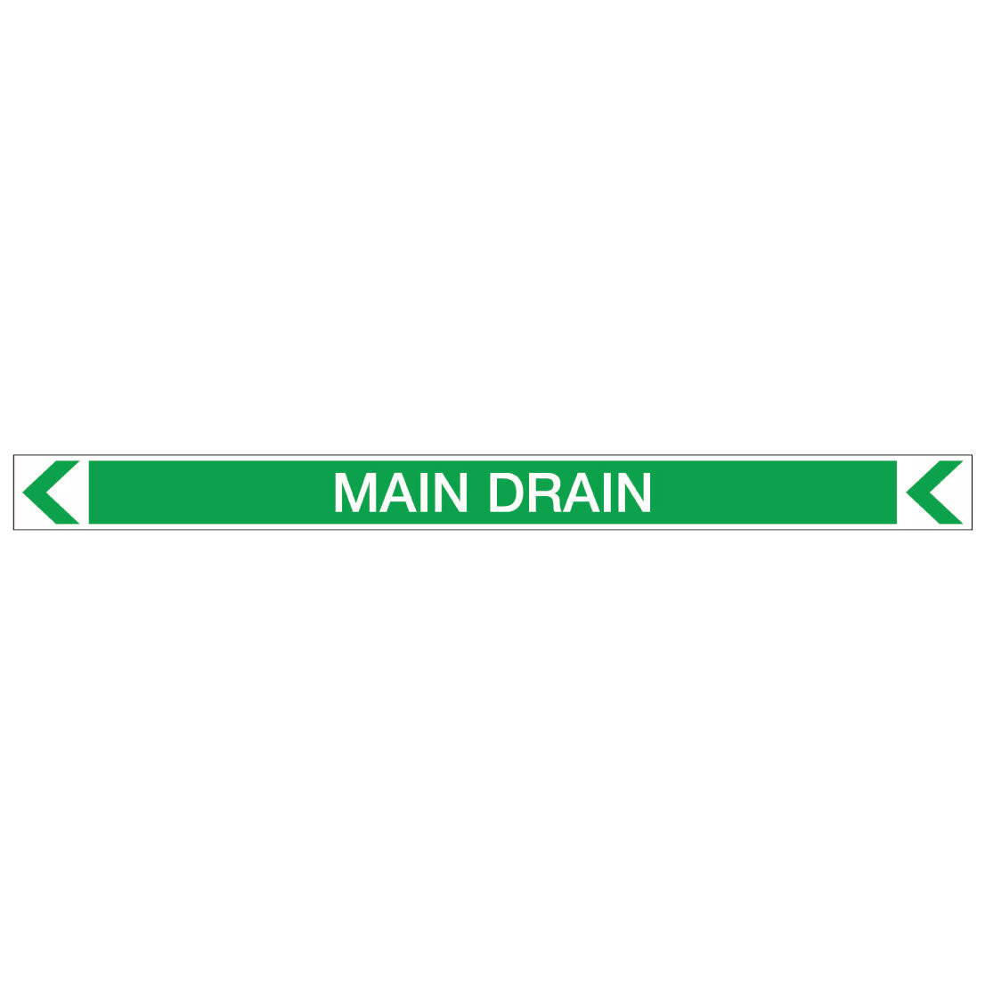 Pool/Spa - Main Drain (Left) - Pipe Marker Sticker