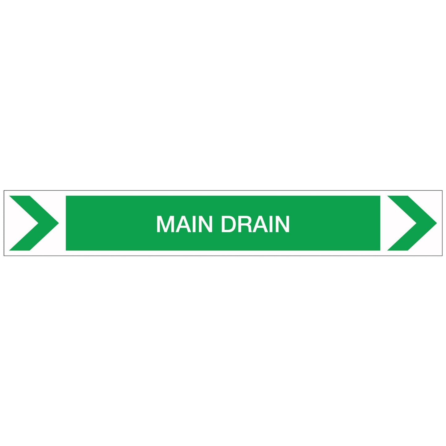 Pool/Spa - Main Drain (Right) - Pipe Marker Sticker