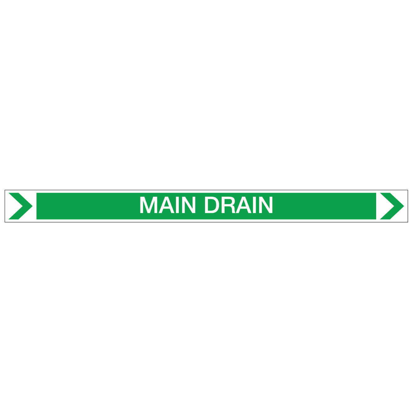 Pool/Spa - Main Drain (Right) - Pipe Marker Sticker