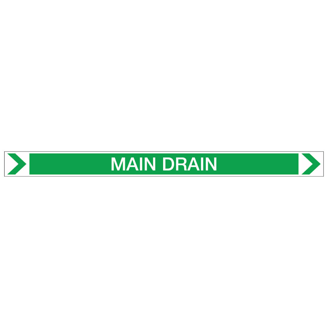 Pool/Spa - Main Drain (Right) - Pipe Marker Sticker