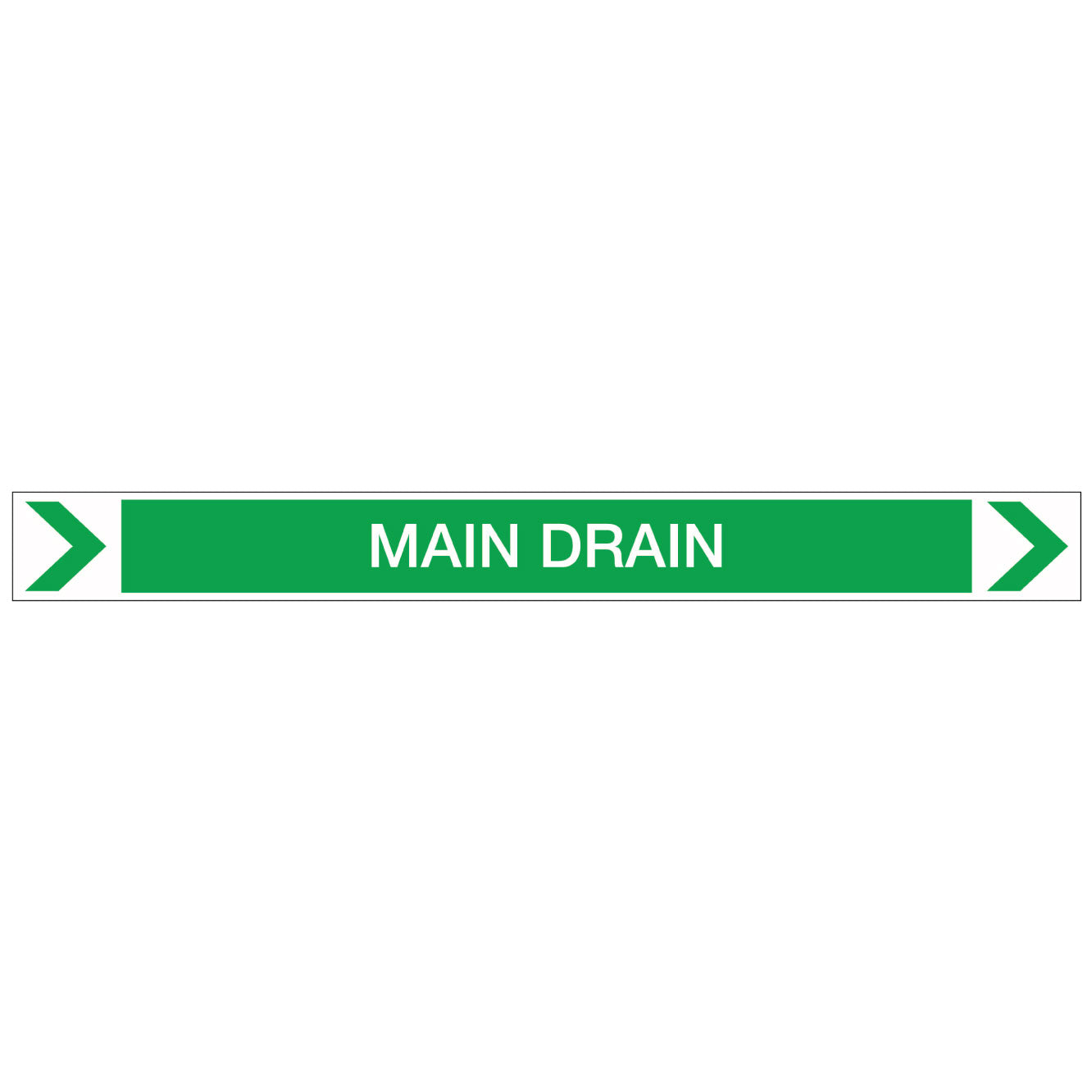 Pool/Spa - Main Drain (Right) - Pipe Marker Sticker