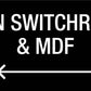 Main Switchroom & MDF Left Arrow - Statutory Sign
