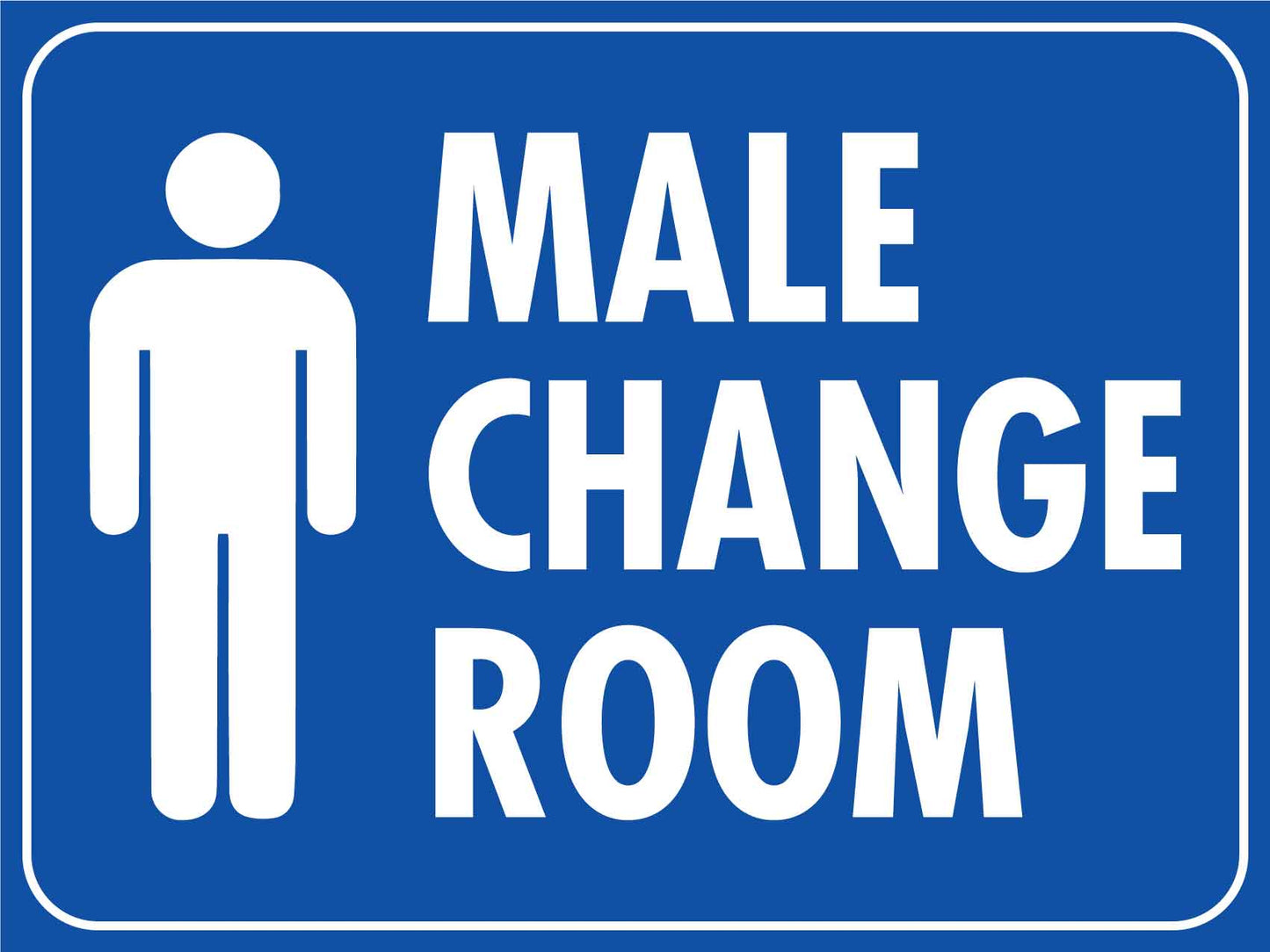 Male Change Room Sign