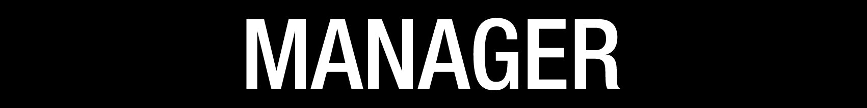 Manager - Statutory Sign – New Signs