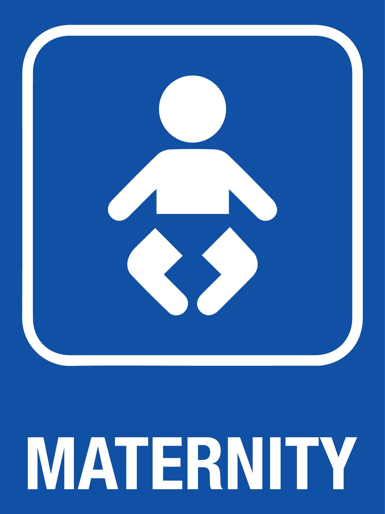 Maternity Blue Sign