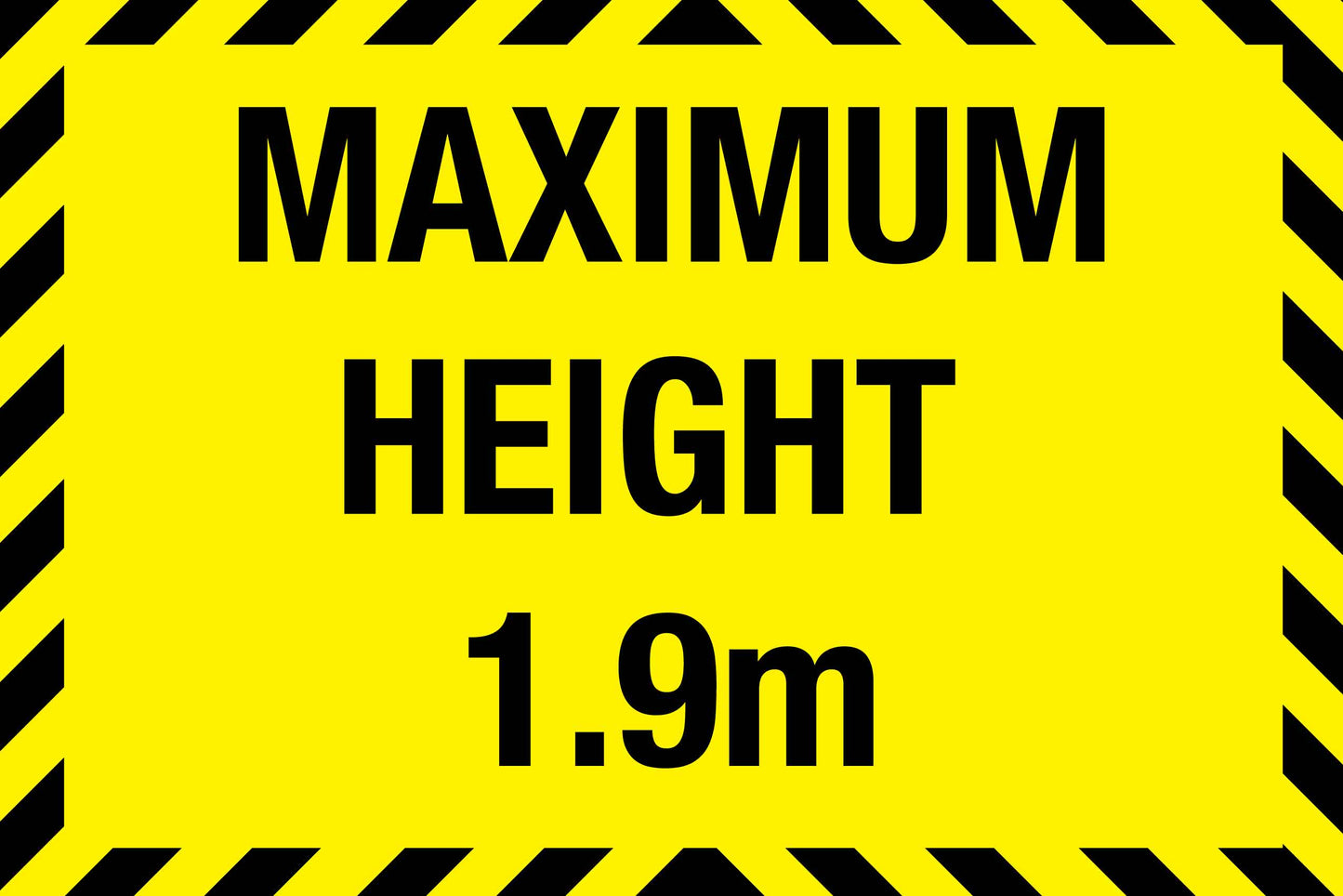 APS Max. Height 1.9m