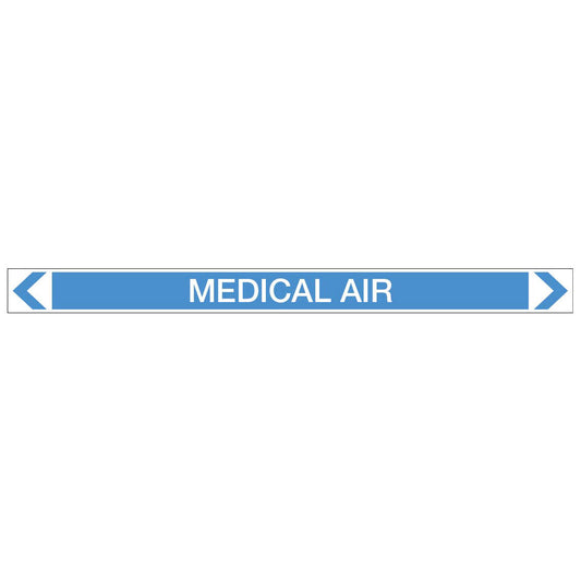 Air - Medical Air - Pipe Marker Sticker