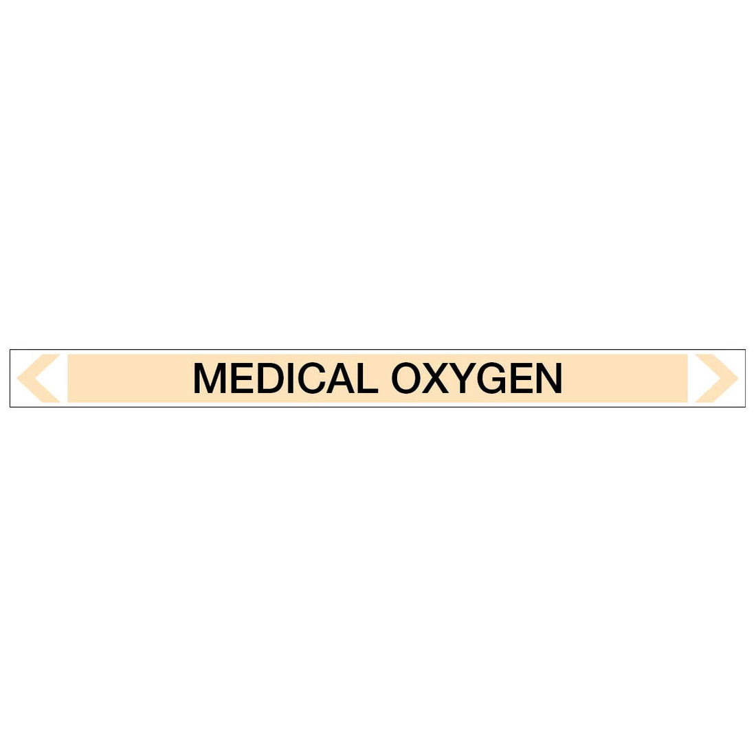 Gases - Medical Oxygen - Pipe Marker Sticker – New Signs