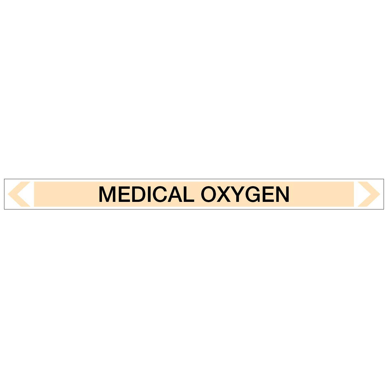 Gases - Medical Oxygen - Pipe Marker Sticker – New Signs