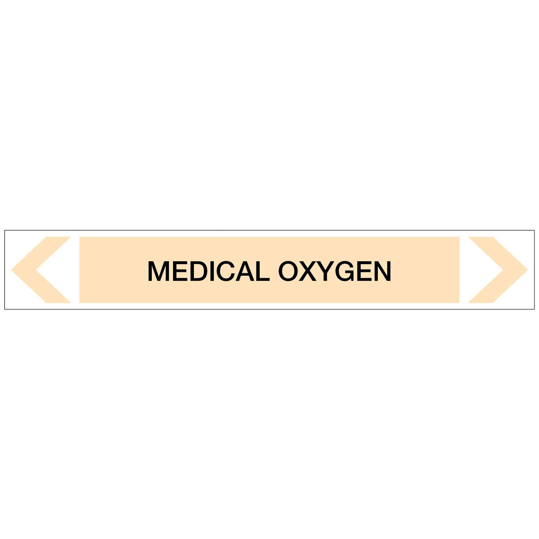 Gases - Medical Oxygen - Pipe Marker Sticker – New Signs
