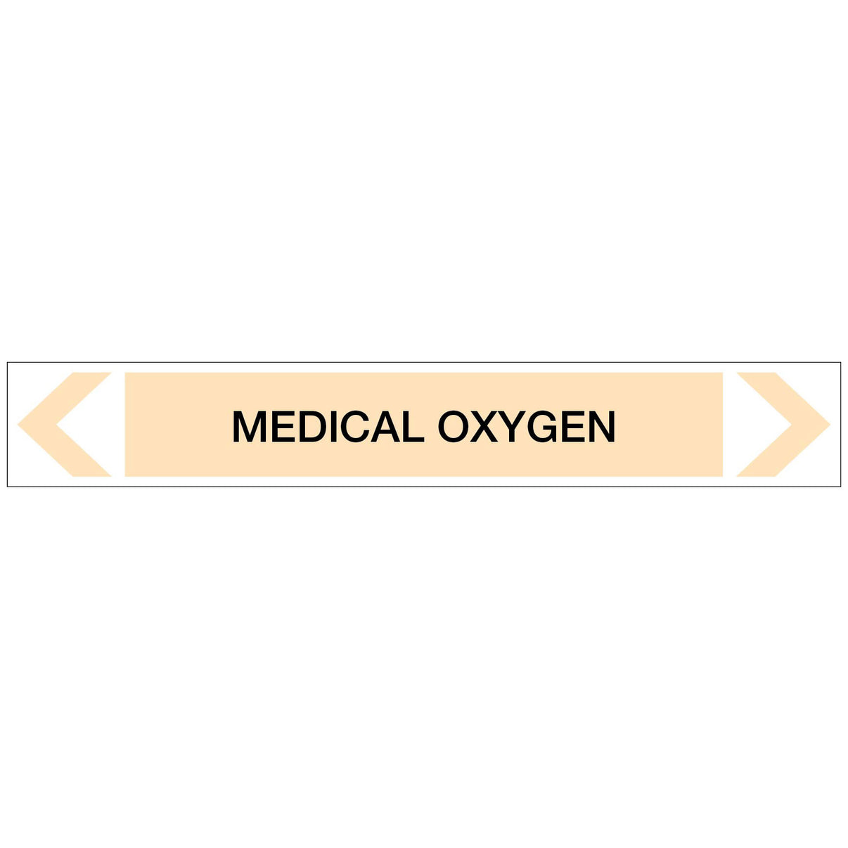 Gases - Medical Oxygen - Pipe Marker Sticker – New Signs
