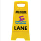 Yellow A-Frame - Medium Lane