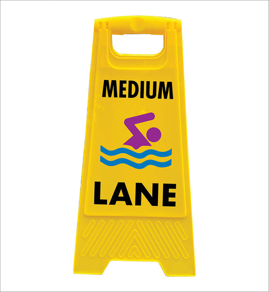 Yellow A-Frame - Medium Lane