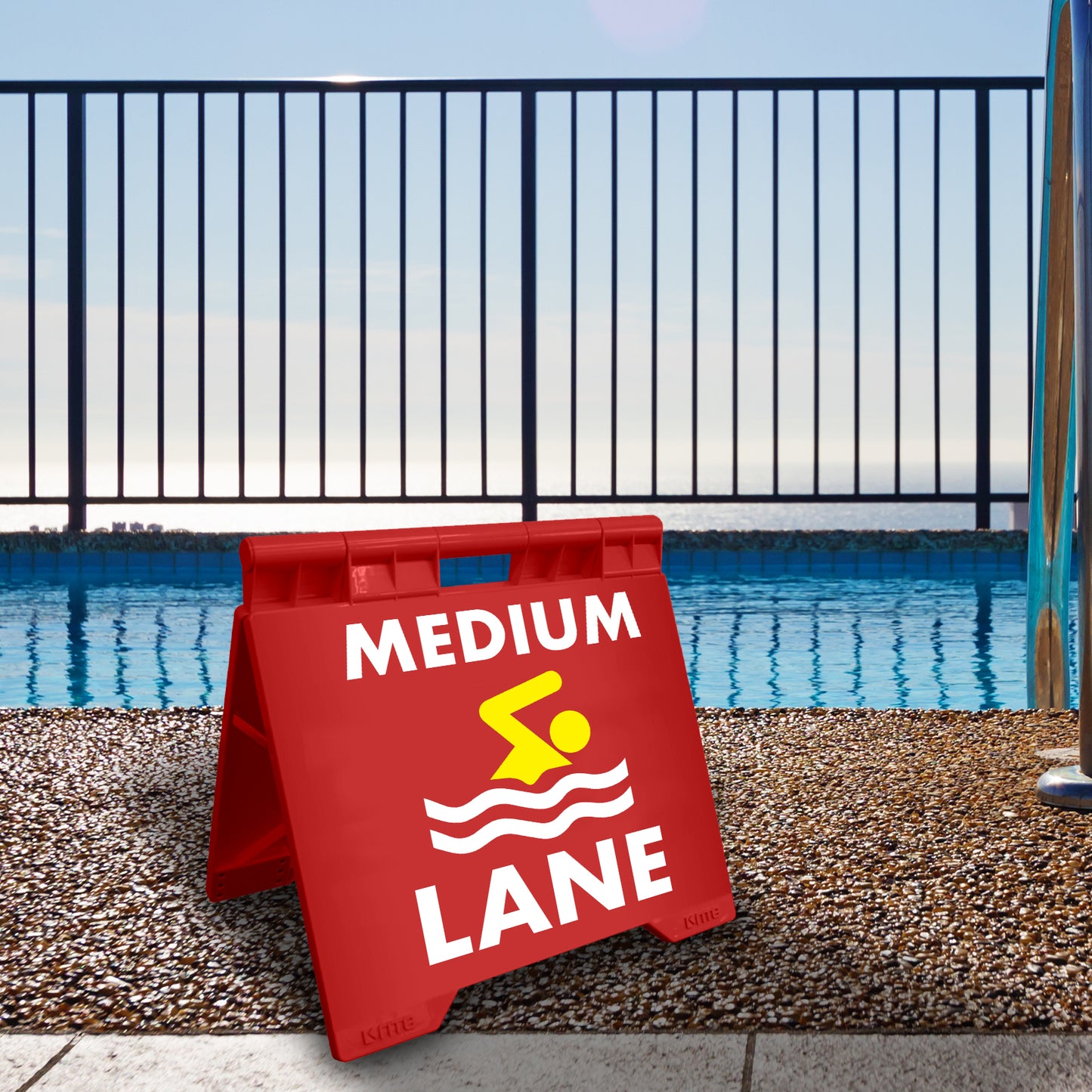 Medium Lane - Evarite A-Frame Sign