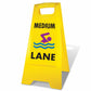 Yellow A-Frame - Medium Lane