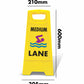 Yellow A-Frame - Medium Lane