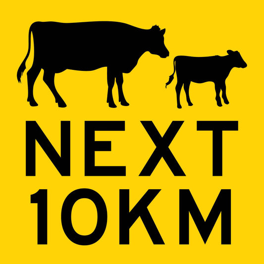 Next 10km Multi Message Traffic Sign