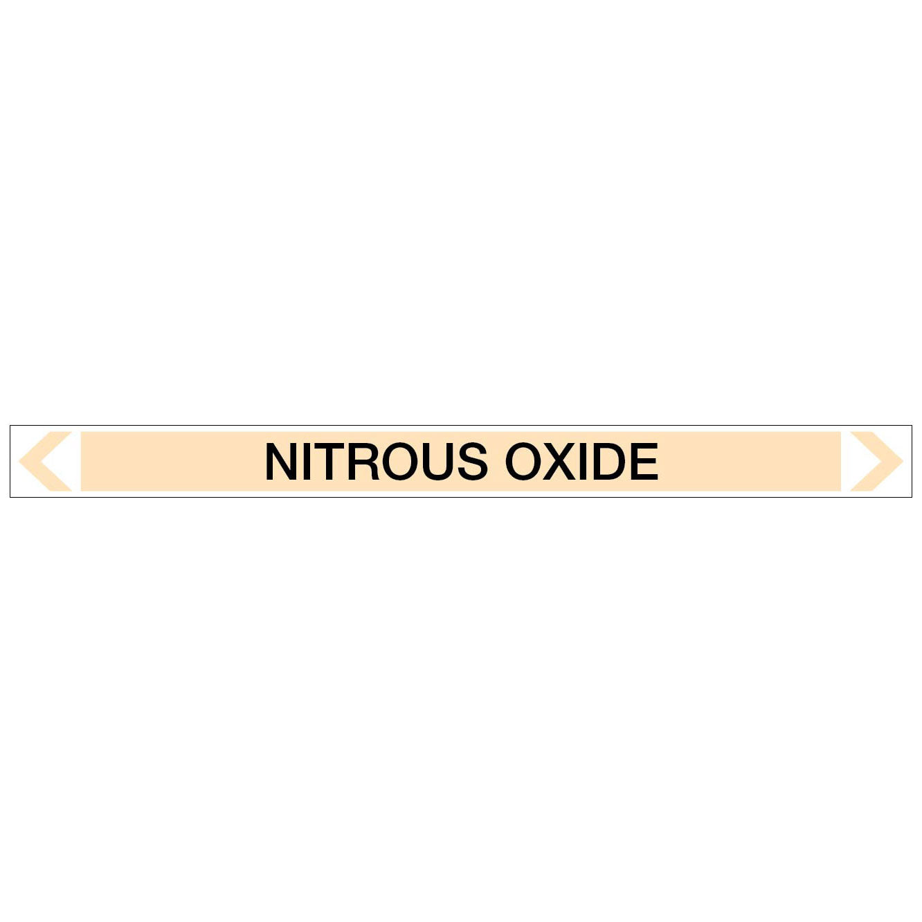 Gases - Nitrous Oxide - Pipe Marker Sticker