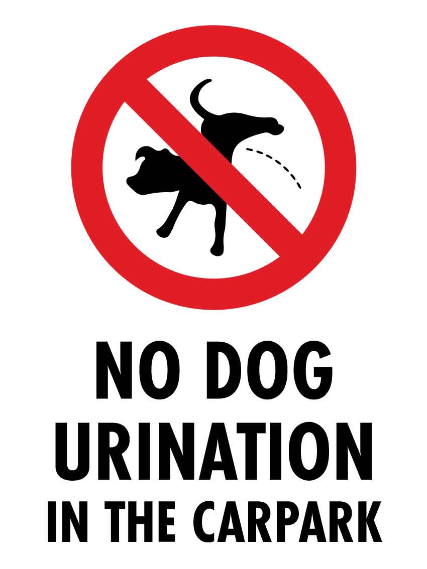 MBCM No Dog Urination 300mmx 400mm