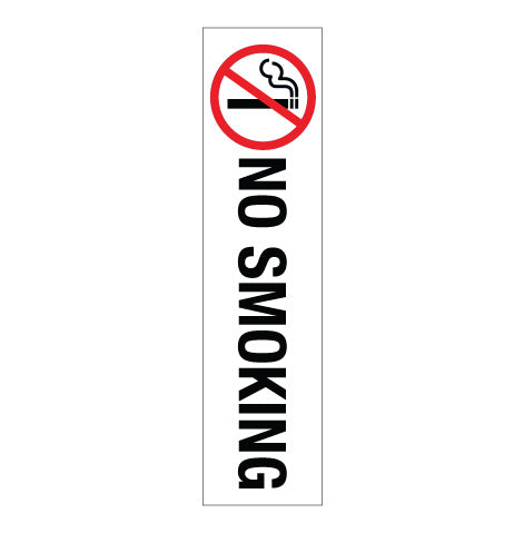 No Smoking - Corflute Bollard Cover