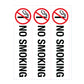 No Smoking - Corflute Bollard Cover