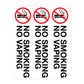 No Smoking No Vaping -  Corflute Bollard Cover