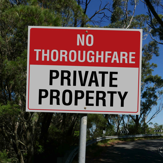 No Through Road Signs – New Signs