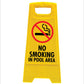 Yellow A-Frame - No Smoking In Pool Area