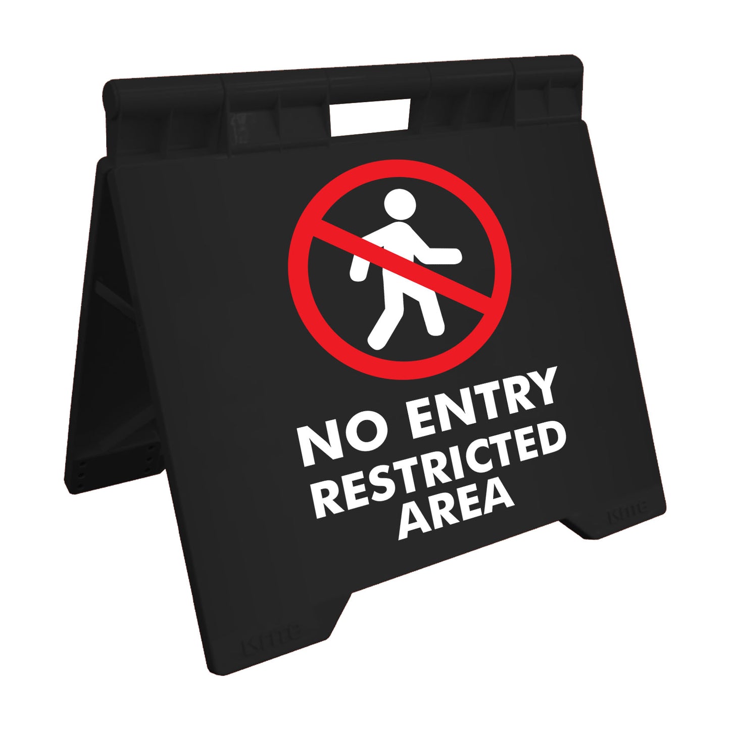 No Entry Restricted Area - Evarite A-Frame Sign