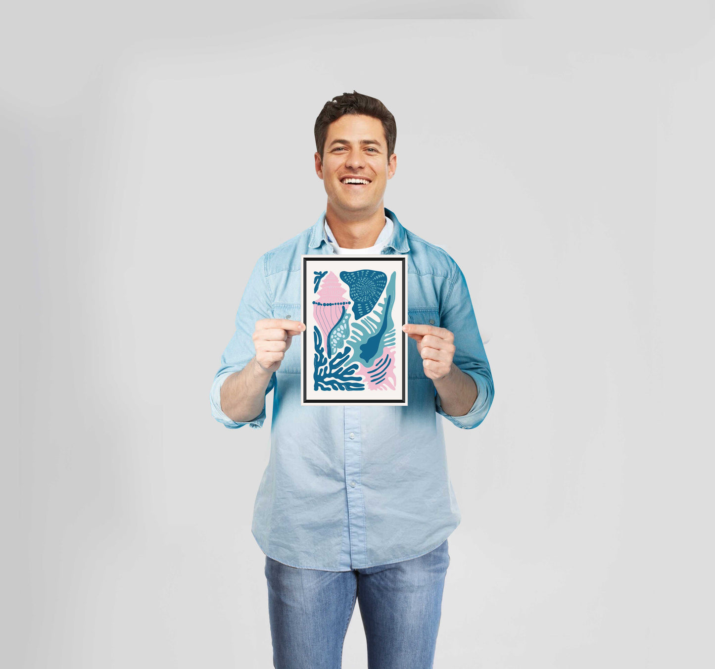 Ocean Mood Coral Shells Poster Wall Art Prints