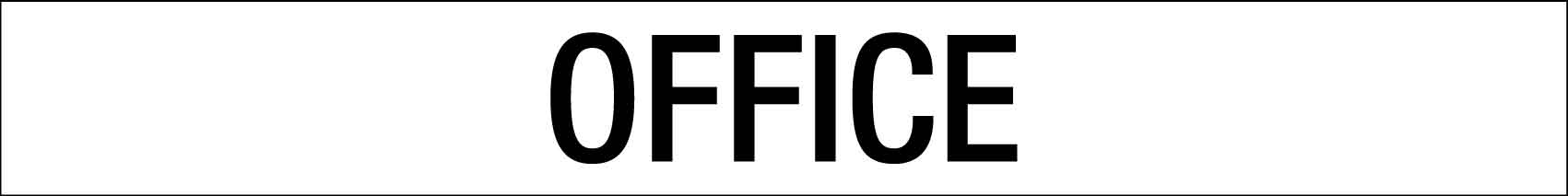 Office - Statutory Sign – New Signs