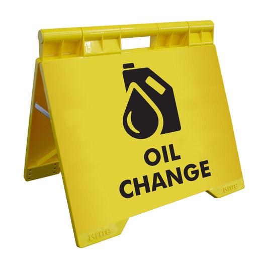 Oil Change - Evarite A-Frame Sign