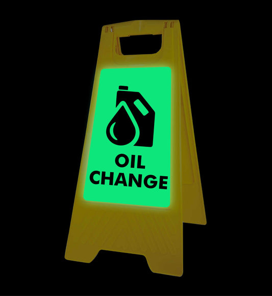 Glow In The Dark - Yellow A-Frame - Oil Change