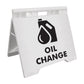 Oil Change - Evarite A-Frame Sign