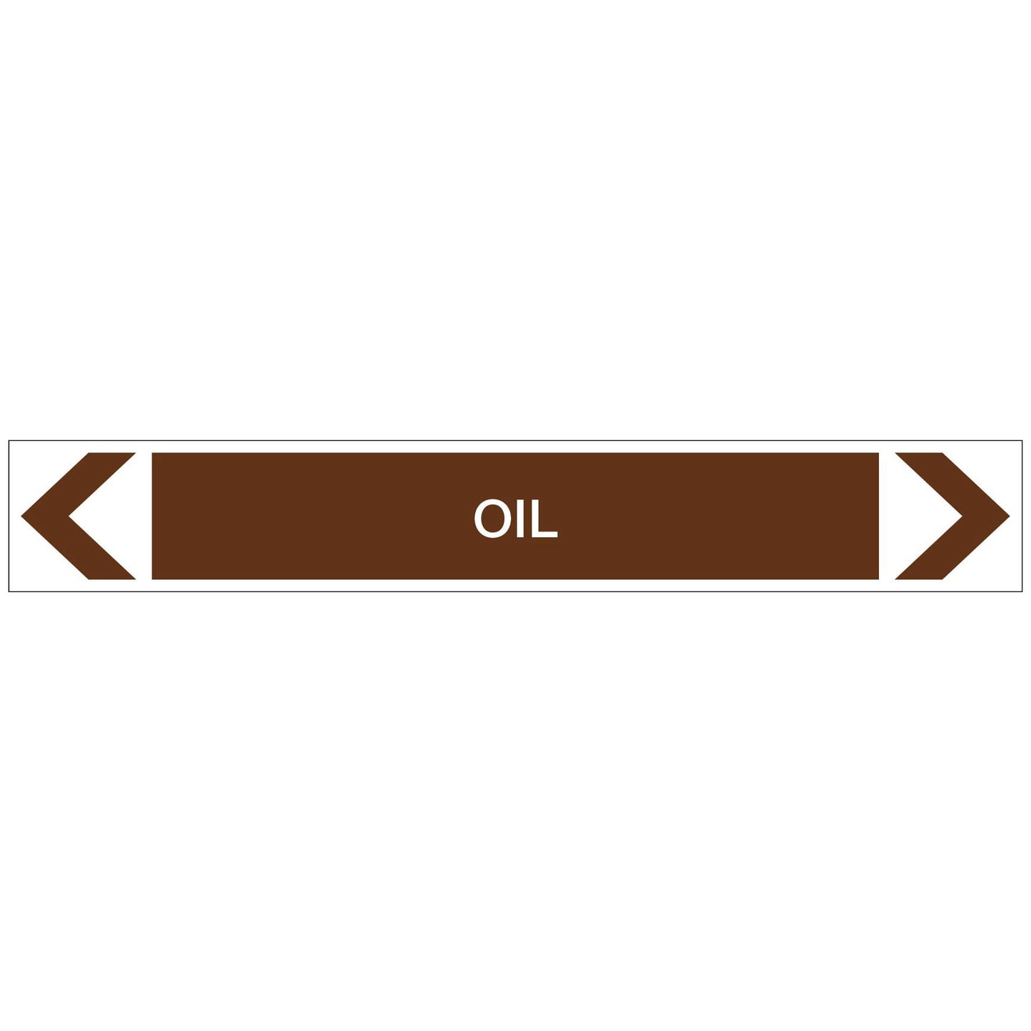 Oils - Oil - Pipe Marker Sticker