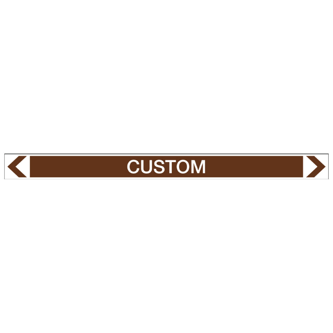 Oils - Custom - Pipe Marker Sticker