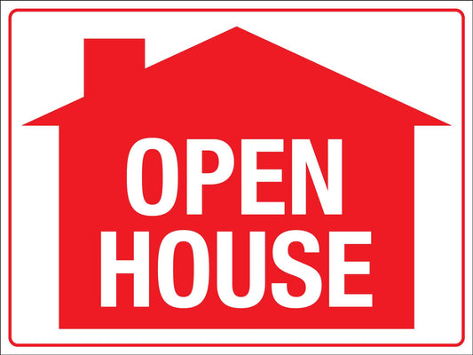 Open House Sign