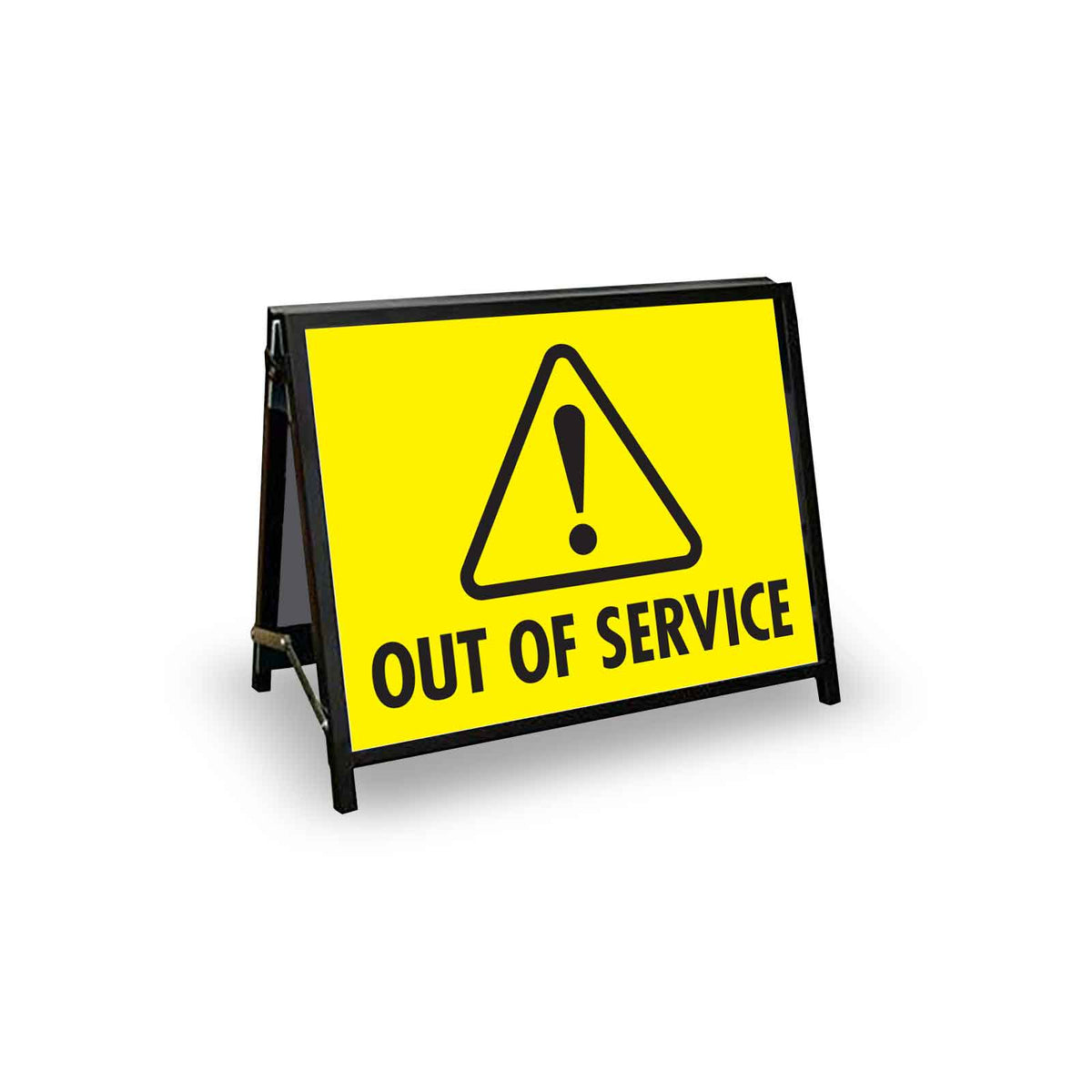 A-Frame Landscape Black - Out Of Service Corflute Inserts – New Signs