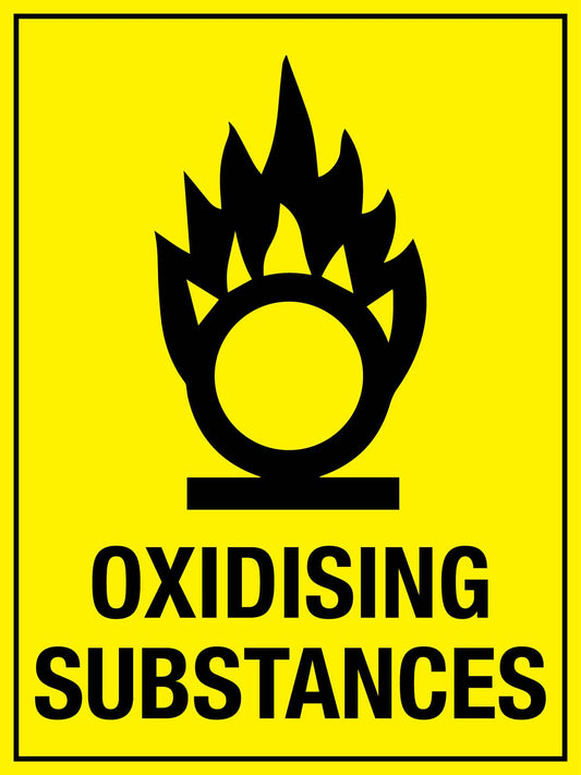 Oxidising Substance Sign