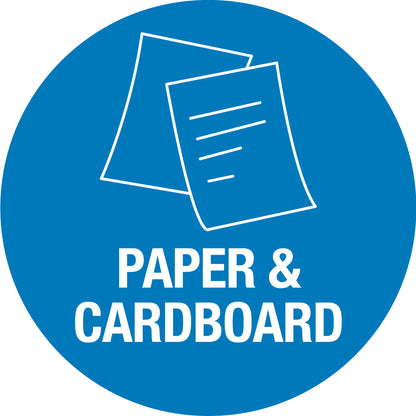 Paper & Cardboard Circle Bin Sticker