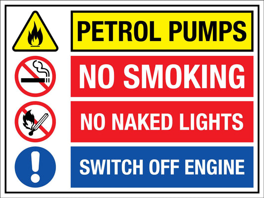 Petrol Pumps Sign