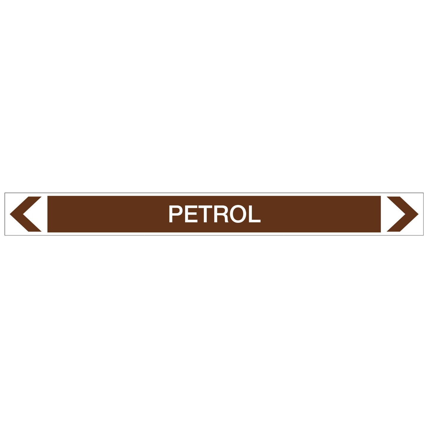 Oils - Petrol - Pipe Marker Sticker