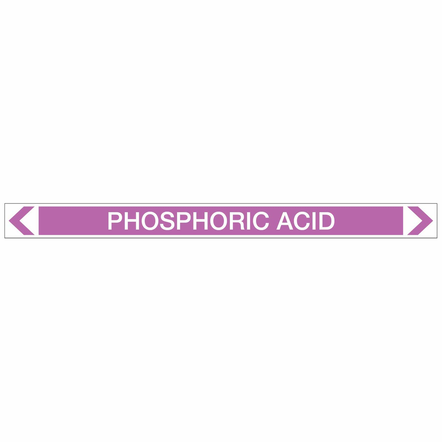 Alkalis / Acids - Phosphoric Acid - Pipe Marker Sticker