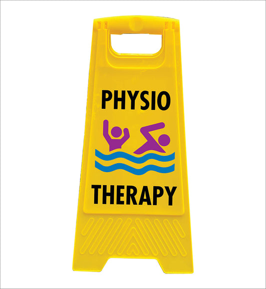 Yellow A-Frame - Physio Therapy