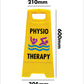 Yellow A-Frame - Physio Therapy