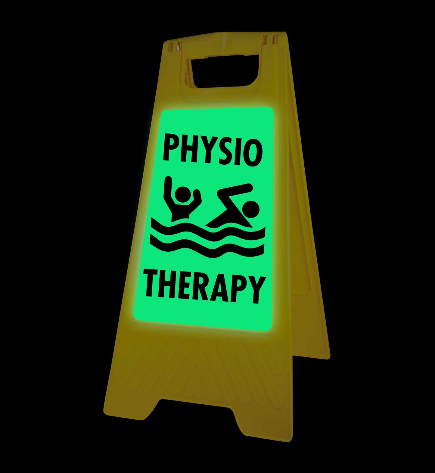 Glow In The Dark - Yellow A-Frame - Physio Therapy