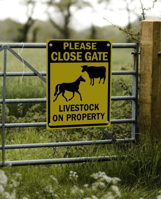 Gate Signs | Shut the Gate Sign – New Signs