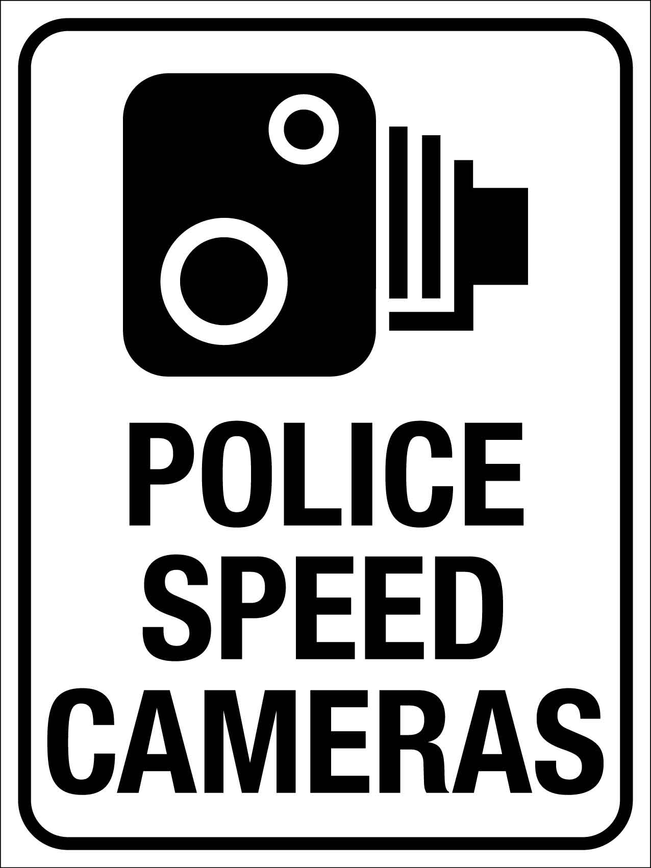 Police Speed Camera Sign