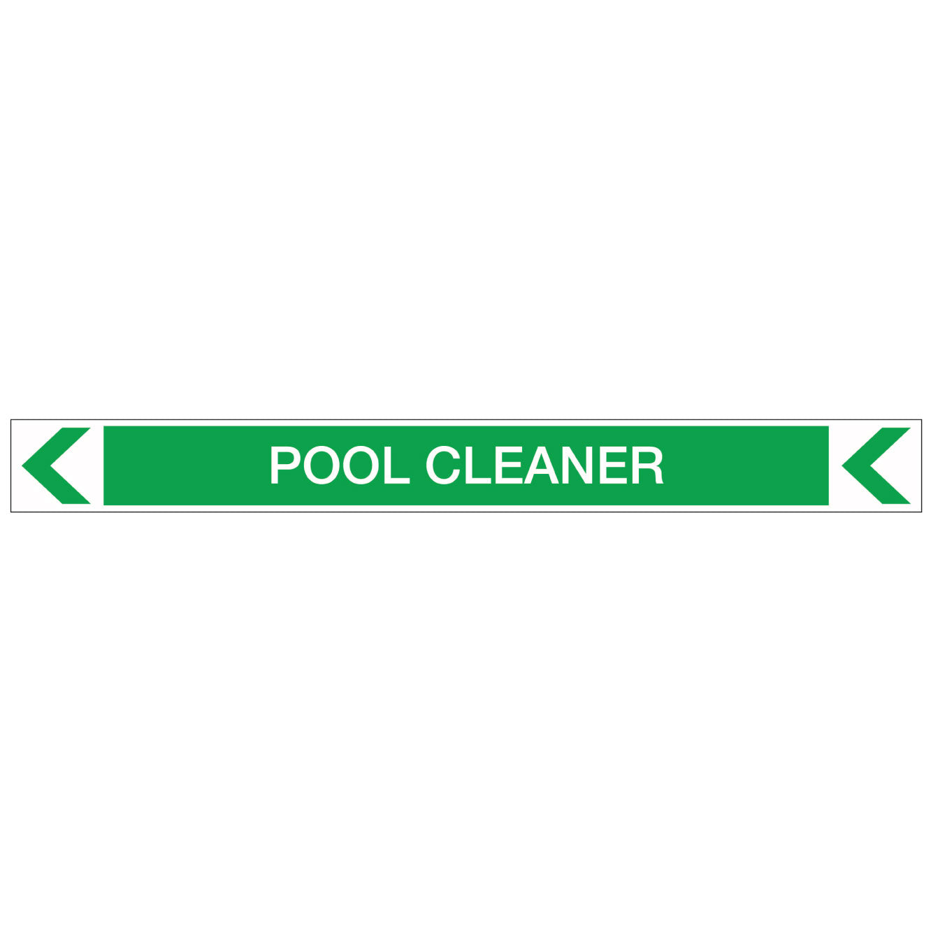 Pool/Spa - Pool Cleaner (Left) - Pipe Marker Sticker