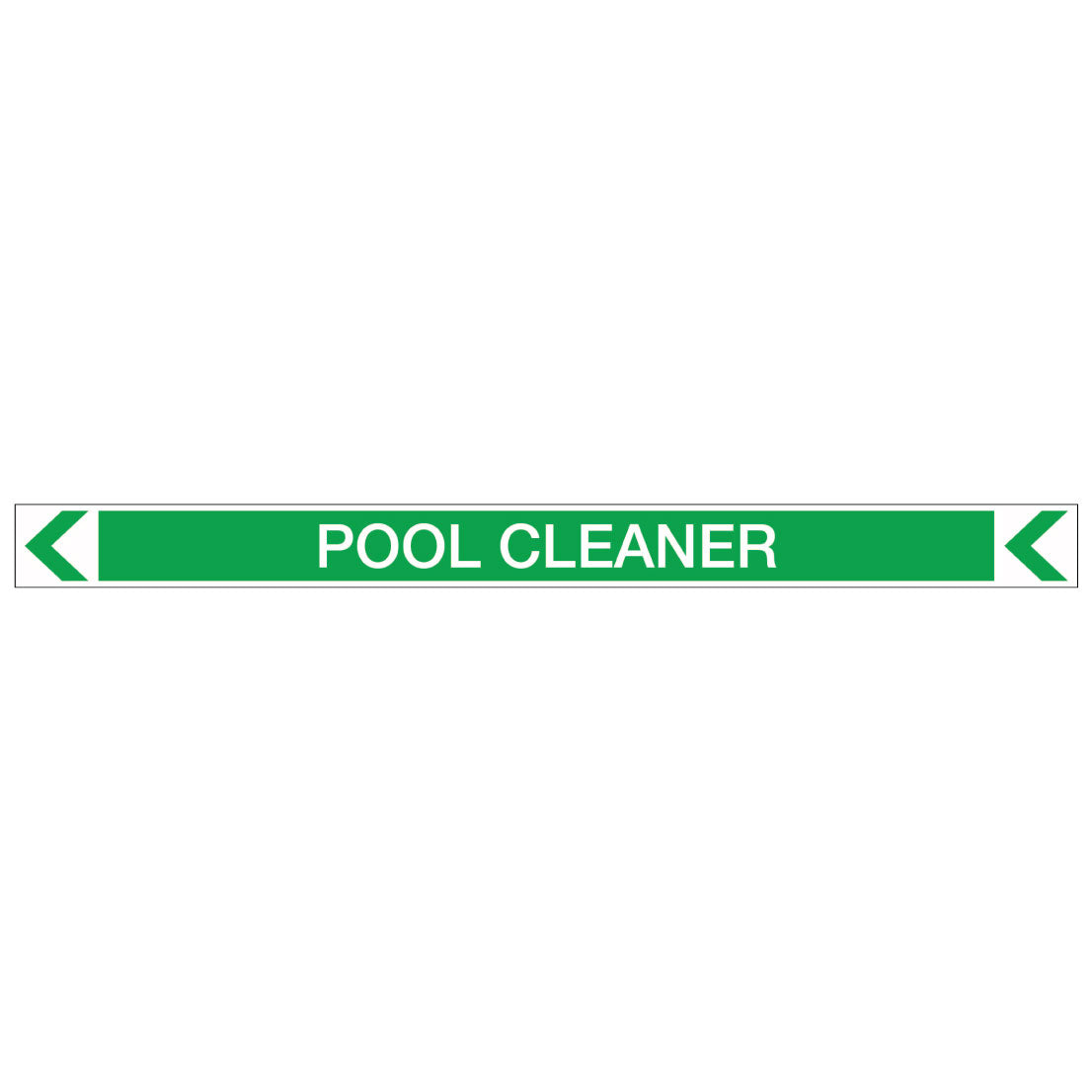 Pool/Spa - Pool Cleaner (Left) - Pipe Marker Sticker